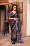 Scmd Anokhi D Digital Printed Linen Cotton Stylish Saree Wholesale In Delhi