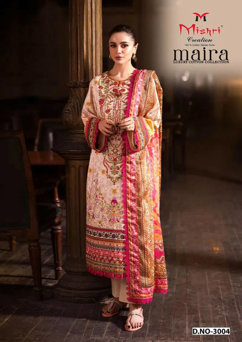 Maira 3 By Mishri Cotton Printed Karachi Dress Material Suppliers In India