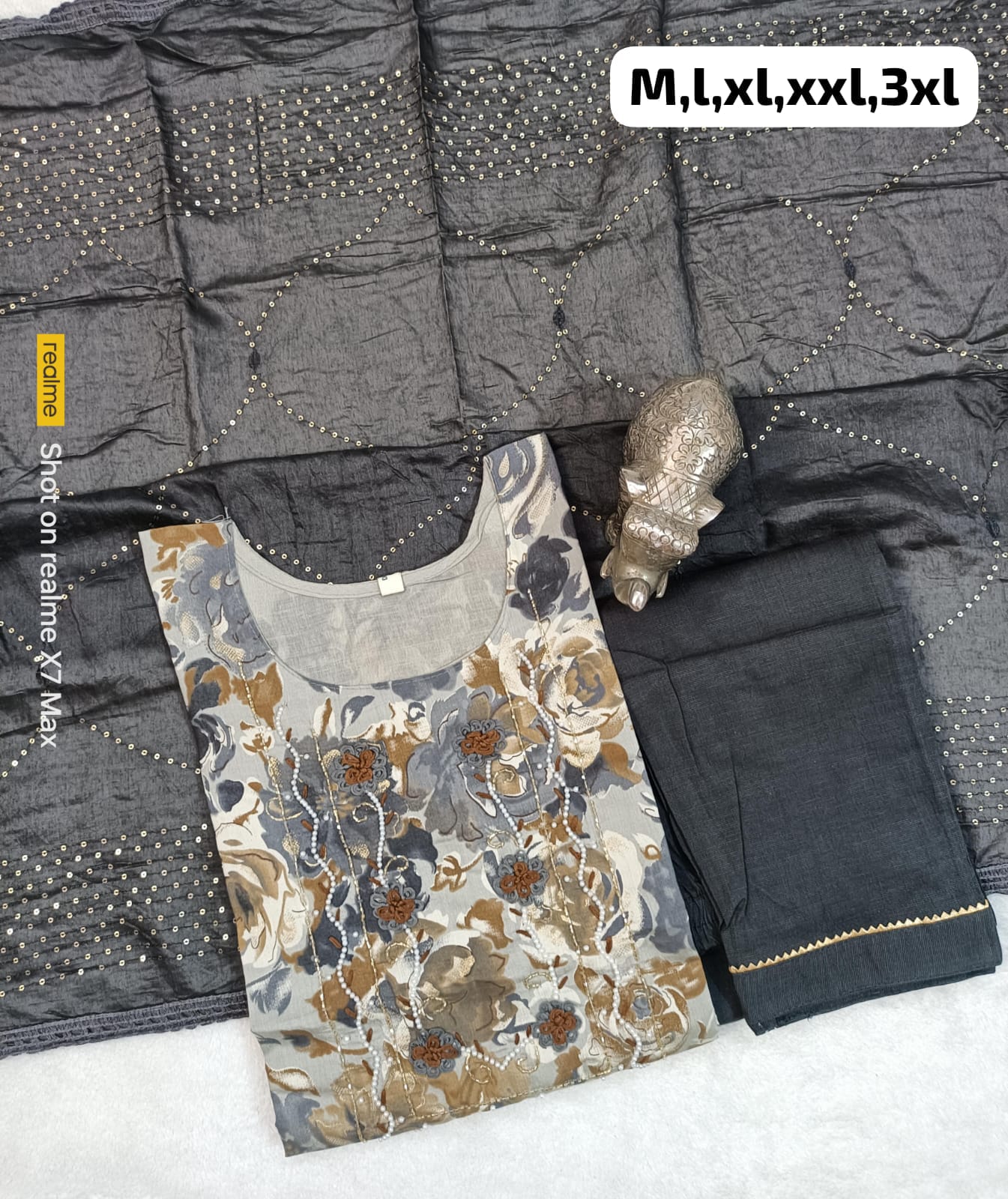 Virat Hand Work Masleen Kurti With Bottom Dupatta Catalog
