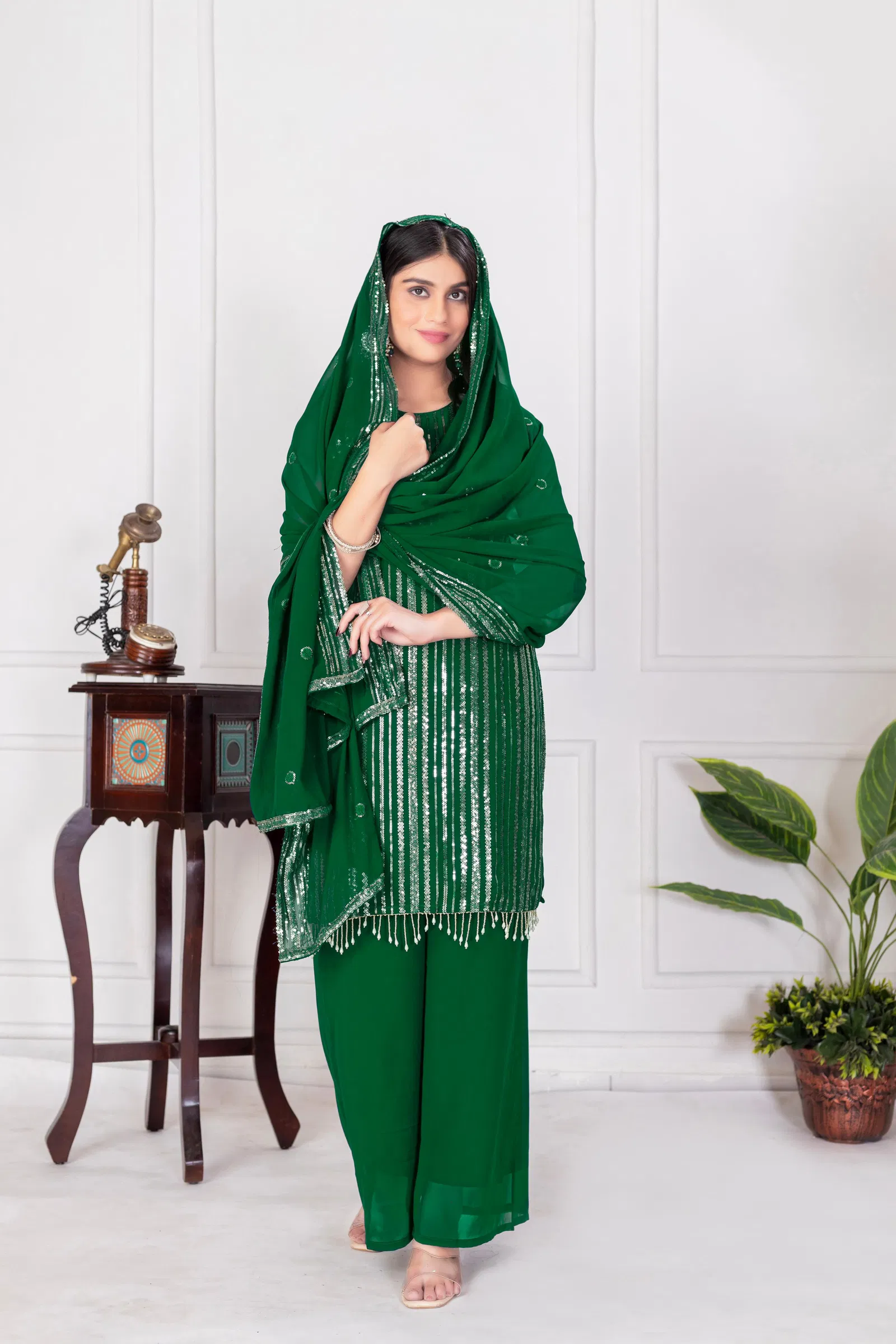 Tt 006 A to D Georgette Embroidery Readymade Suits Wholesalers In Delhi