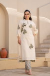 Tanyaa P 418 Cotton Beautiful Work Kurti With Bottom Best Wholesale Shop In Surat