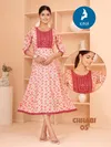 Chhabi By Kaya Capsul Print With Foil Anarkali Kurti Wholesale Online