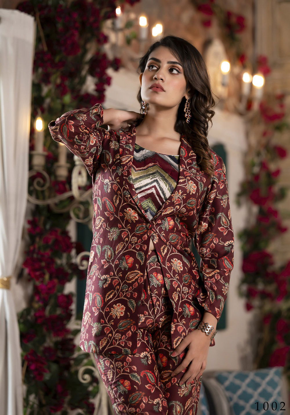 RichieRevise Party Wear Cord Set Western Catalog