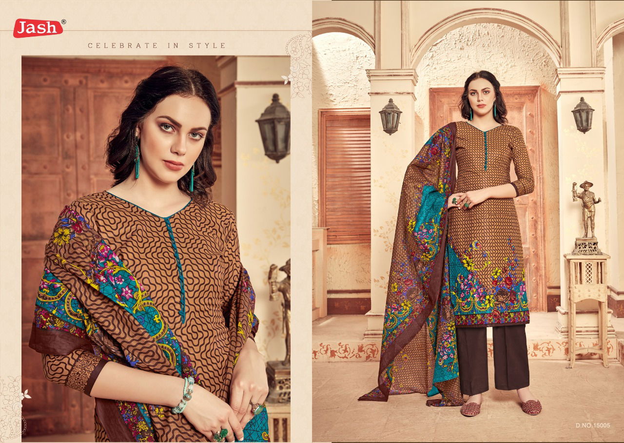 Jash Kusum 15 Exclusive Designer Regular Wear Pure Cotton Dress Material Collection 