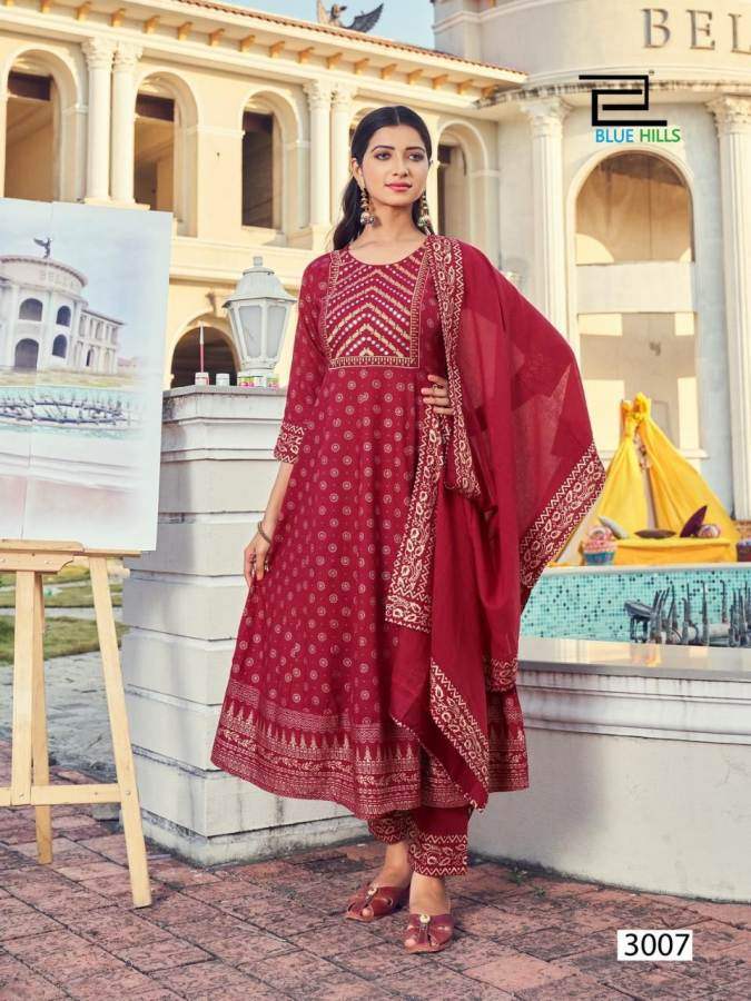 Blue Hills Manika Mage Hithe 3 Designer Latest Fancy Ethnic Wear Ready Made Collection