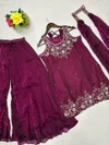 Kf 2116 Kalaai Fendy Satin Kurti With Bottom Dupatta

