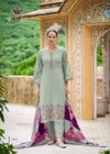 Bella By Woodee Rayon Thread Work Kurti With Bottom Dupatta Wholesale Online