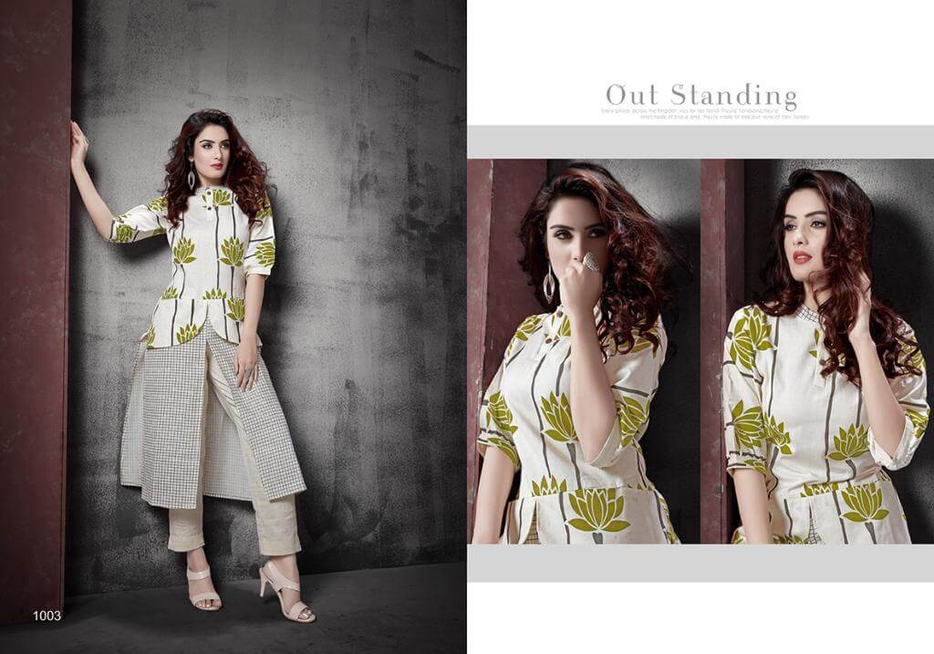 Vitamin Zoya Latest Fancy Party Wear  Handloom Cotton Printed Kurtis Collection
