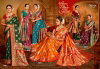 Rajwadi Silk Vol 1 By Saroj Silk Bulk Wedding Wear Saree Orders In India
