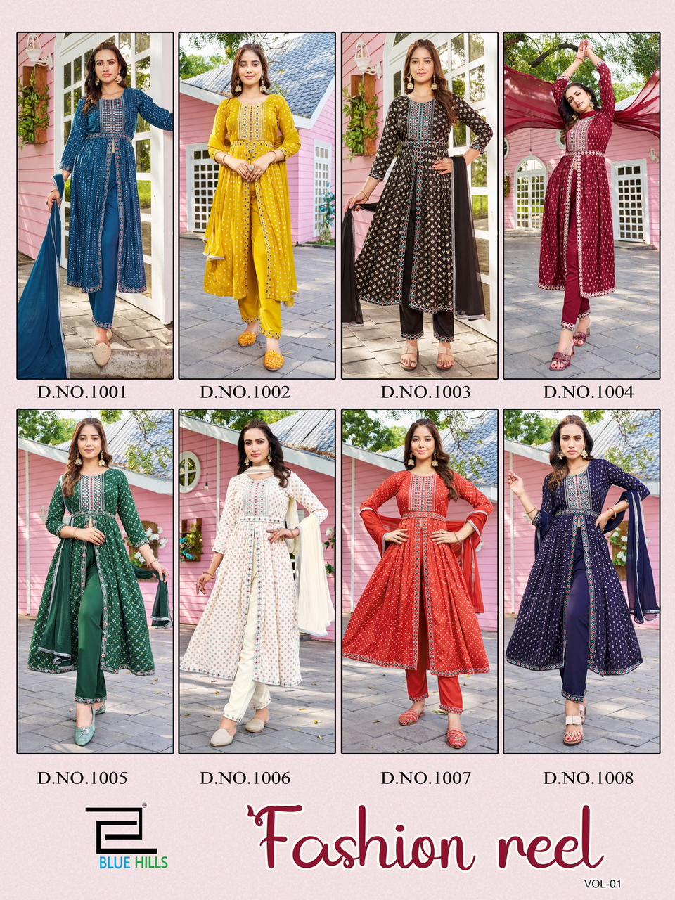 Fashion Reel By Bluehills Kurti With Bottom Catalog 