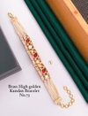Brass High Golden Kundan Wholesale Bracelets In India