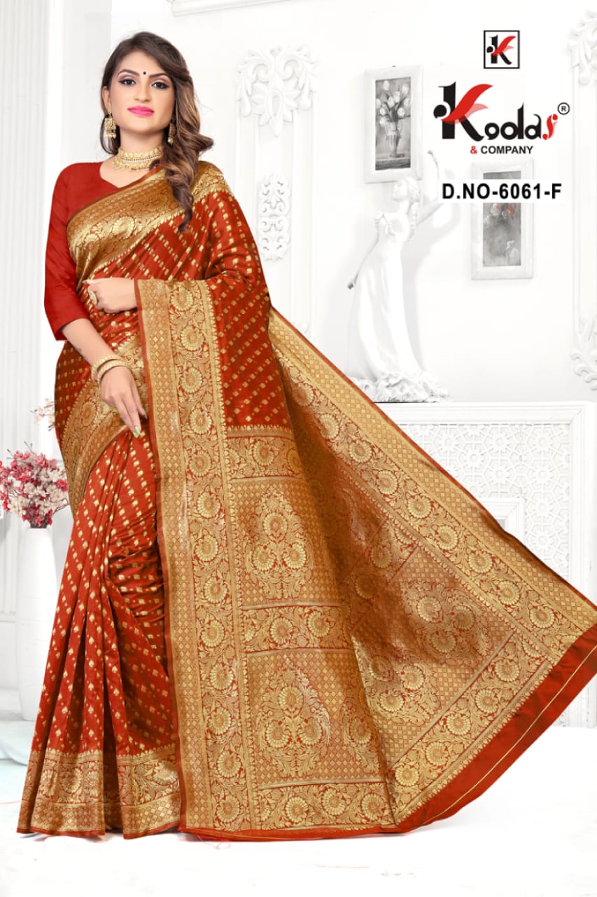 Skoda 6061 Latest Fancy Designer Silk Festive Wear Heavy Saree Collection

