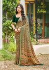 Kritika Vol 1 By Kashvi Dull Moss Kasab Fancy Daily Wear Saree Orders In India