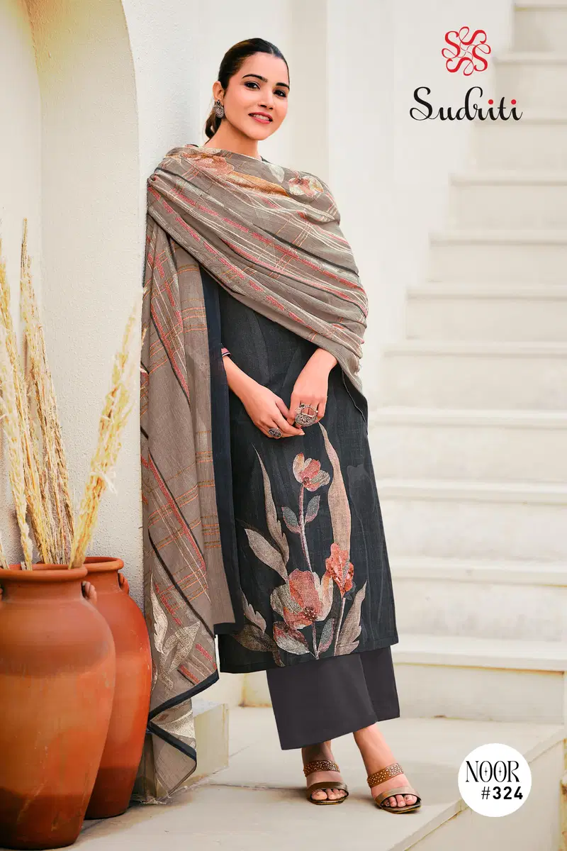 Noor By Sudriti Lawn Cotton Printed Designer Salwar Suits Exporters In India