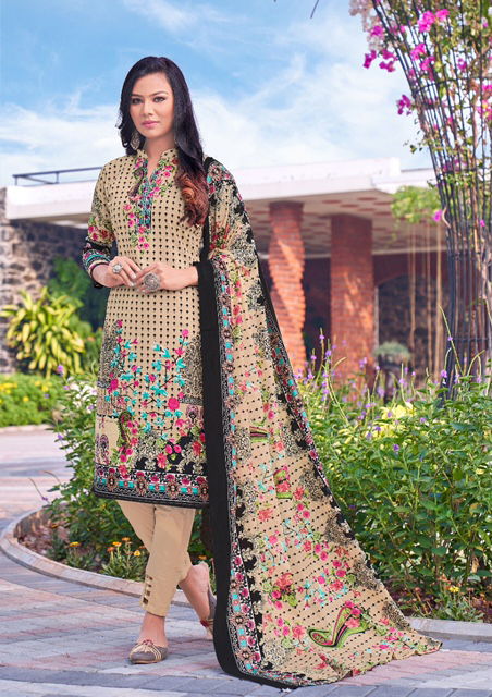 Mishri Lawn Cotton 6 Latest fancy Designer Casual Regular Wear Printed Cotton Karachi Dress Material Collection

