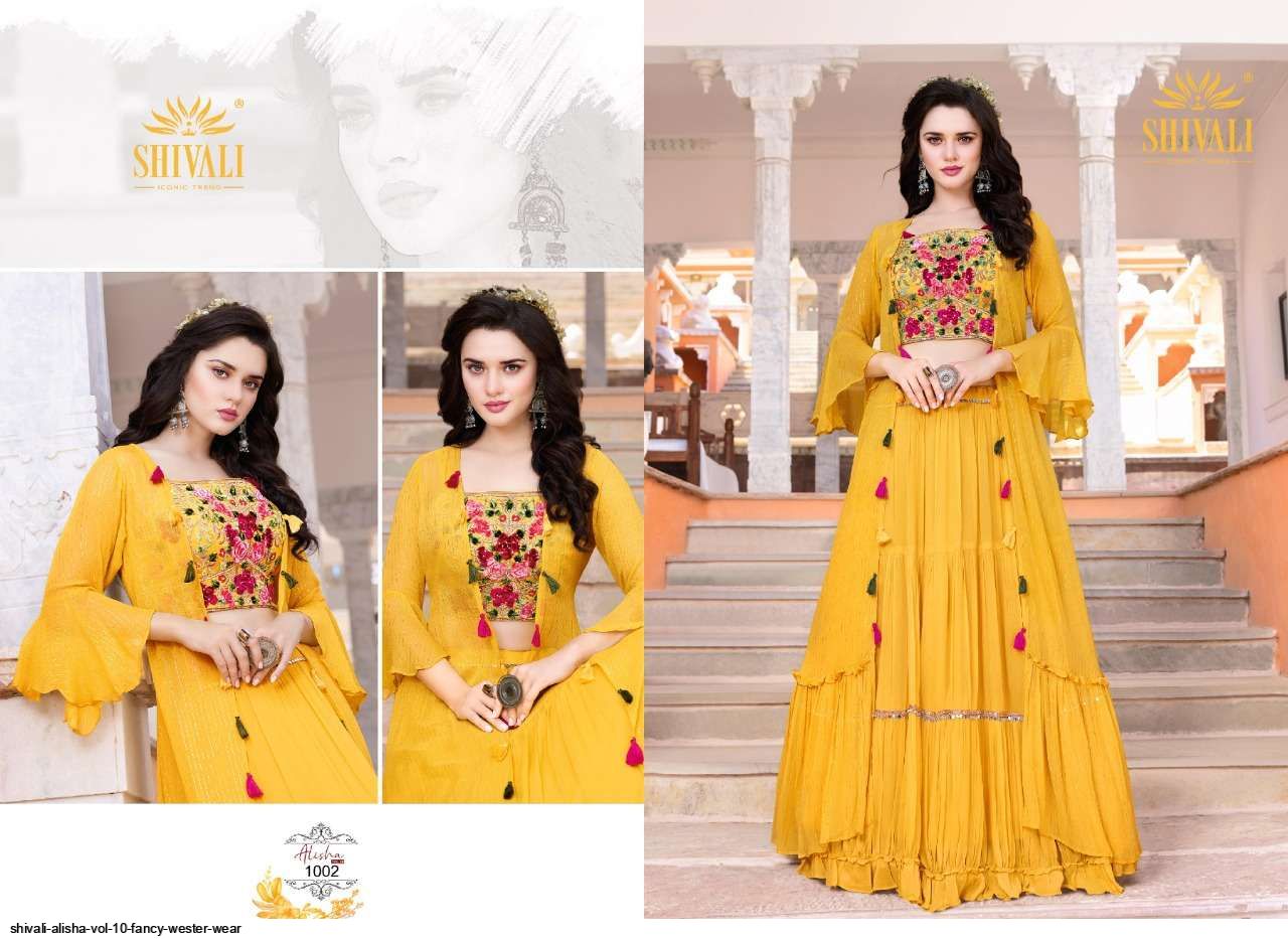 Shivali Alisha 10 Latest Designer Fancy Western Wear Collection
