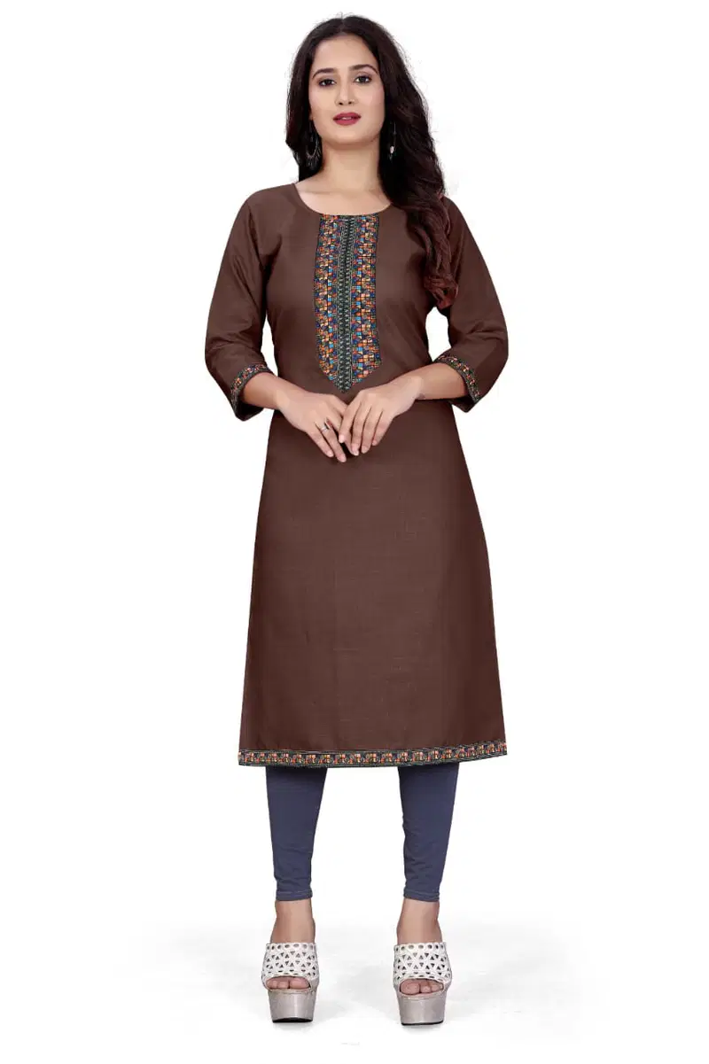 BS 42 Krishi Daily Wear Cotton Digital Printed Kurtis Suppliers In India