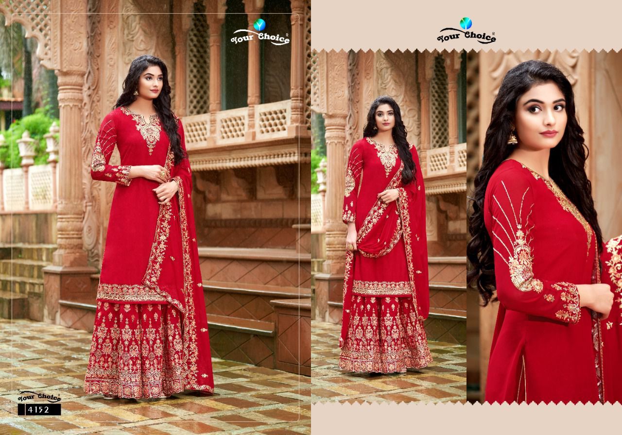 Your Choice Glory Heavy New Exclusive Wear Designer Georgette Salwar Kameez Collection