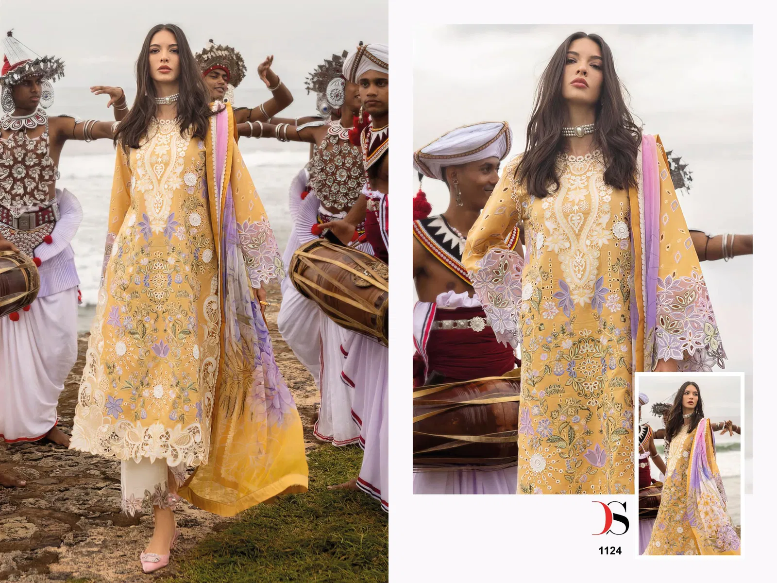 Mushq 25 By Deepsy Cotton Embroidery Pakistani Salwar Suit Suppliers In India