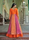 Rangili By Senhora Chinon Heavy Embroidery Gown
