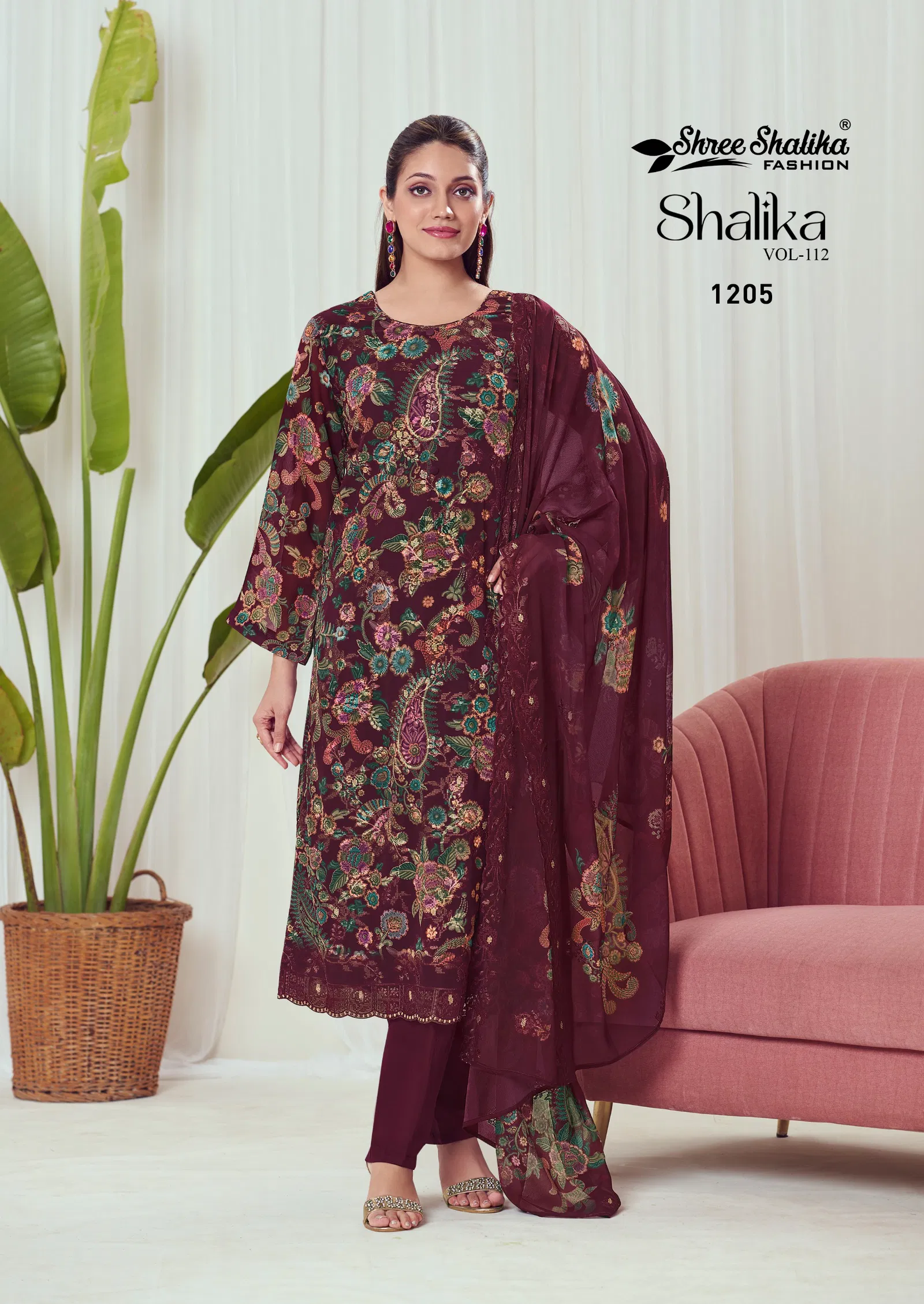 Shree Shalika Vol 112 Georgette Printed Salwar Suits Surat Wholesale Market