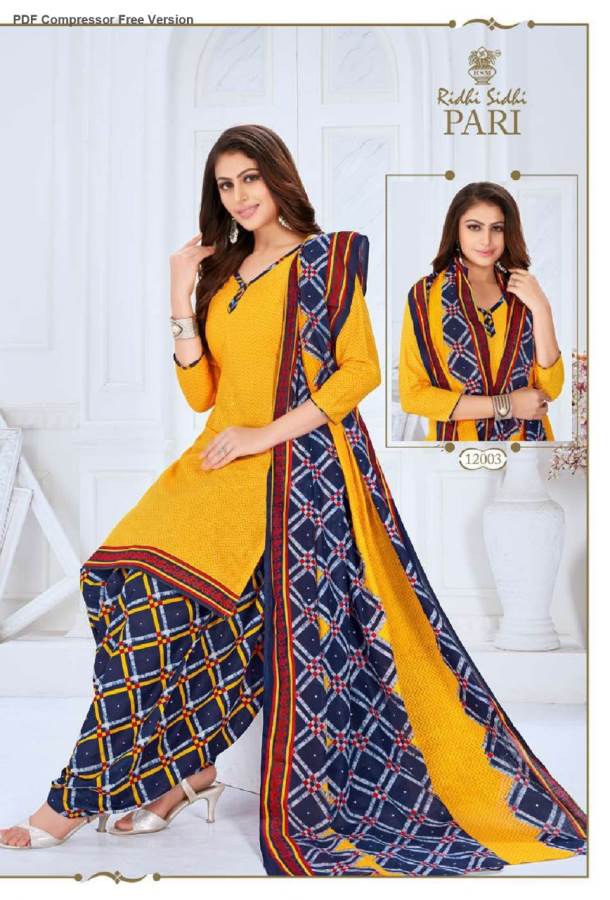 Ridhi Sidhi Pari 12 Designer Regular Wear Printed Stitched Salwar Suit Collection