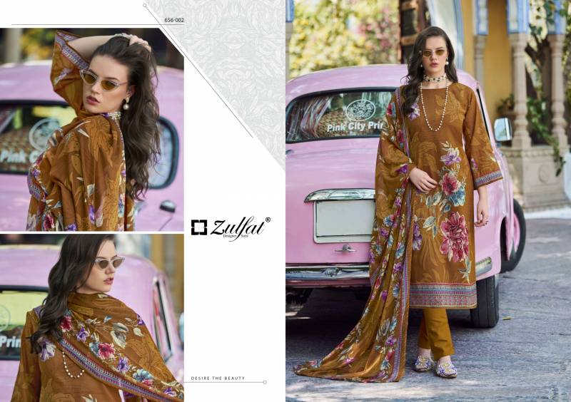 Bahaar By Zulfat Cotton Printed Fancy Dress Material Wholesale Kurti In India