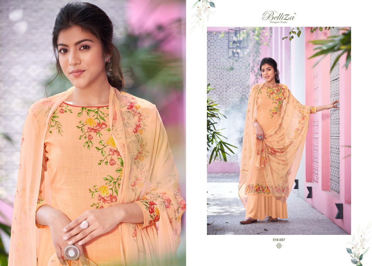 Belliza Helix Latest Fancy Regular Wear Digital Printed Designer Pure Cotton Dress Material Collection