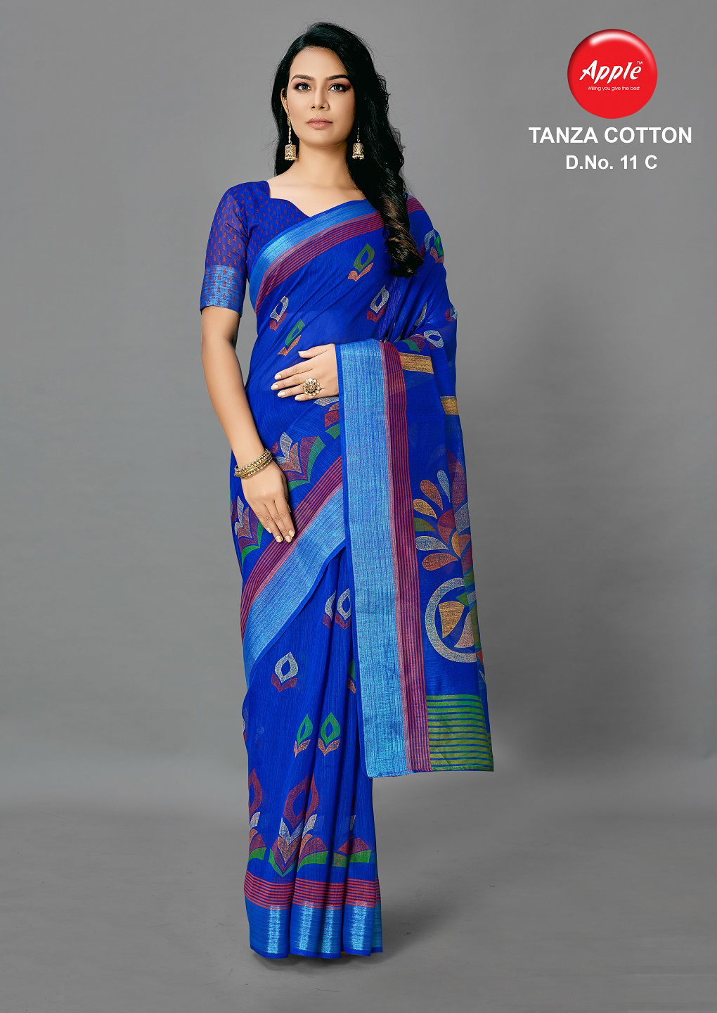 Apple Tanza Cotton 11 Latest Casual Regular Wear Cotton Saree Collection
