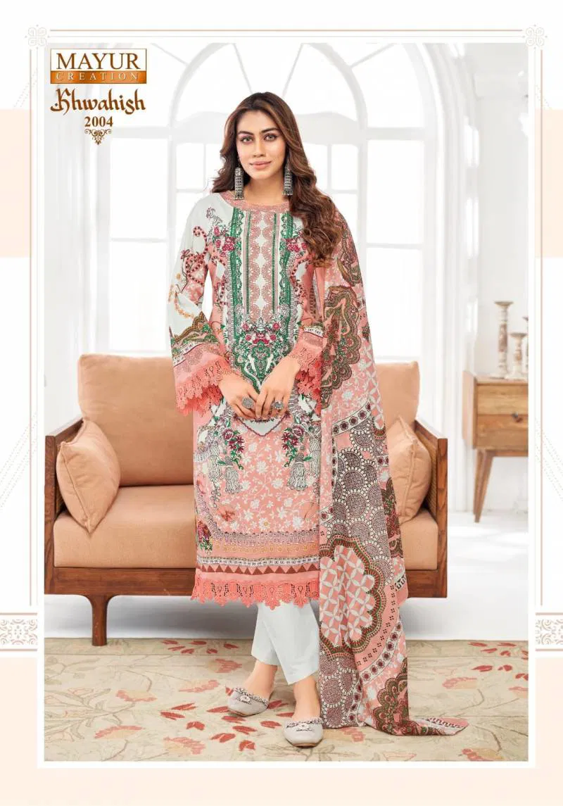 Khwahish Vol 2 By Mayur Lawn Cotton Dress Material
Wholesalers In Delhi