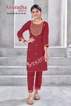 Anuradha By Sangeet Viscose Rayon Kids Girls Wear Kurti With Bottom Set Wholesale Online