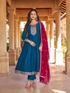 Aarohi By Aanchi Vichitra Silk Wholesale Kurti With Bottom Dupatta In India