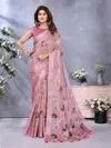 Vc Samaira B Party Wear Printed Linen Saree Wholesale Market In Surat With Price