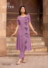 Baawri By Mittoo Rayon Threadwork Kurti With Bottom Wholesale Online