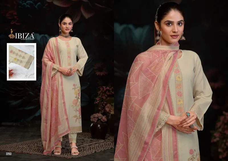 Bosca Vol 7 By Ibiza Lawn Cotton Jacquard Salwar Kameez Suppliers In India