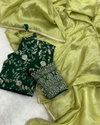 Rani By Tc Crush Tissue Silk Designer Readymade Blouse Saree Wholesale Clothing Distributors In Mumbai