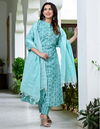 Kalaai Fashion Cotton Kurti With Bottom Dupatta Suppliers in India