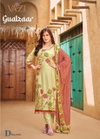 Gualzaar By Vazi Viscose Maslin Printed Kurti With Bottom Dupatta Orders In India
