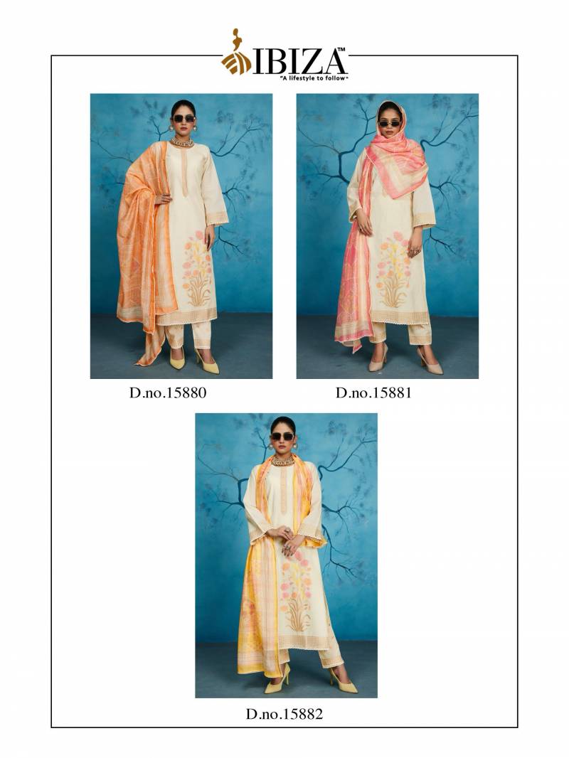Bosca Vol 10 By Ibiza Lawn Cotton Designer Salwar Kameez Wholesalers In Delhi
