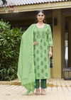 Kairaa By Woodee Rayon Kurti With Bottom Dupatta Wholesalers In Surat