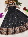 AJD 7956 Soft Silk Taditional Kids Wear Girls Gown Wholesale Clothing Suppliers In India