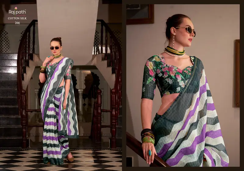 Rang De Basanti By Rajpath Linen Cotton Silk Saree Wholesale Online