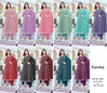 Kanika By Tunic House Georgette Surat Kurti With Bottom Dupatta Wholesale Market