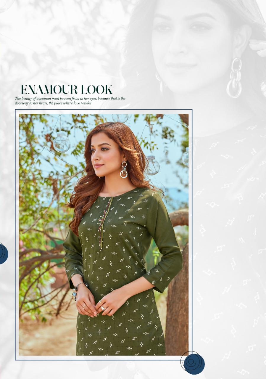 P3 Muskan 2 Latest Fancy Regular Wear Embroidery Work Rayon Kurti With Bottom Collection
