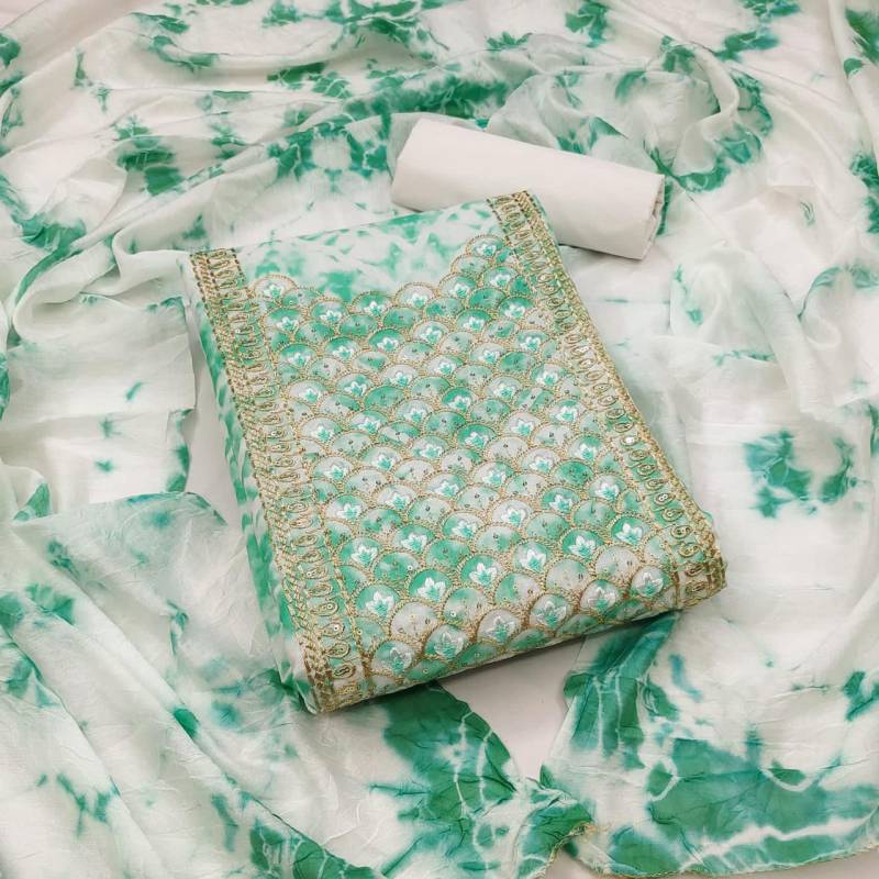 Color Set 9026 Fancy Cotton Printed Dress Material Wholesale Market In Surat With Price