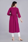 Naira Cut 03 Rayon Designer Fancy Kurti  Wholesalers In Delhi