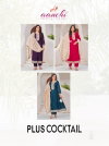 Plus Cocktail By Aanchi Vichitra Silk Kurti With Bottom Dupatta Exporters In India