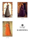 Karishma By Sayuri Viscose Jacquard Embroidery Gown Orders In India
