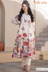 Indo Era 2567 Floral Printed Cotton Kurti With Bottom Wholesale Suppliers In Mumbai