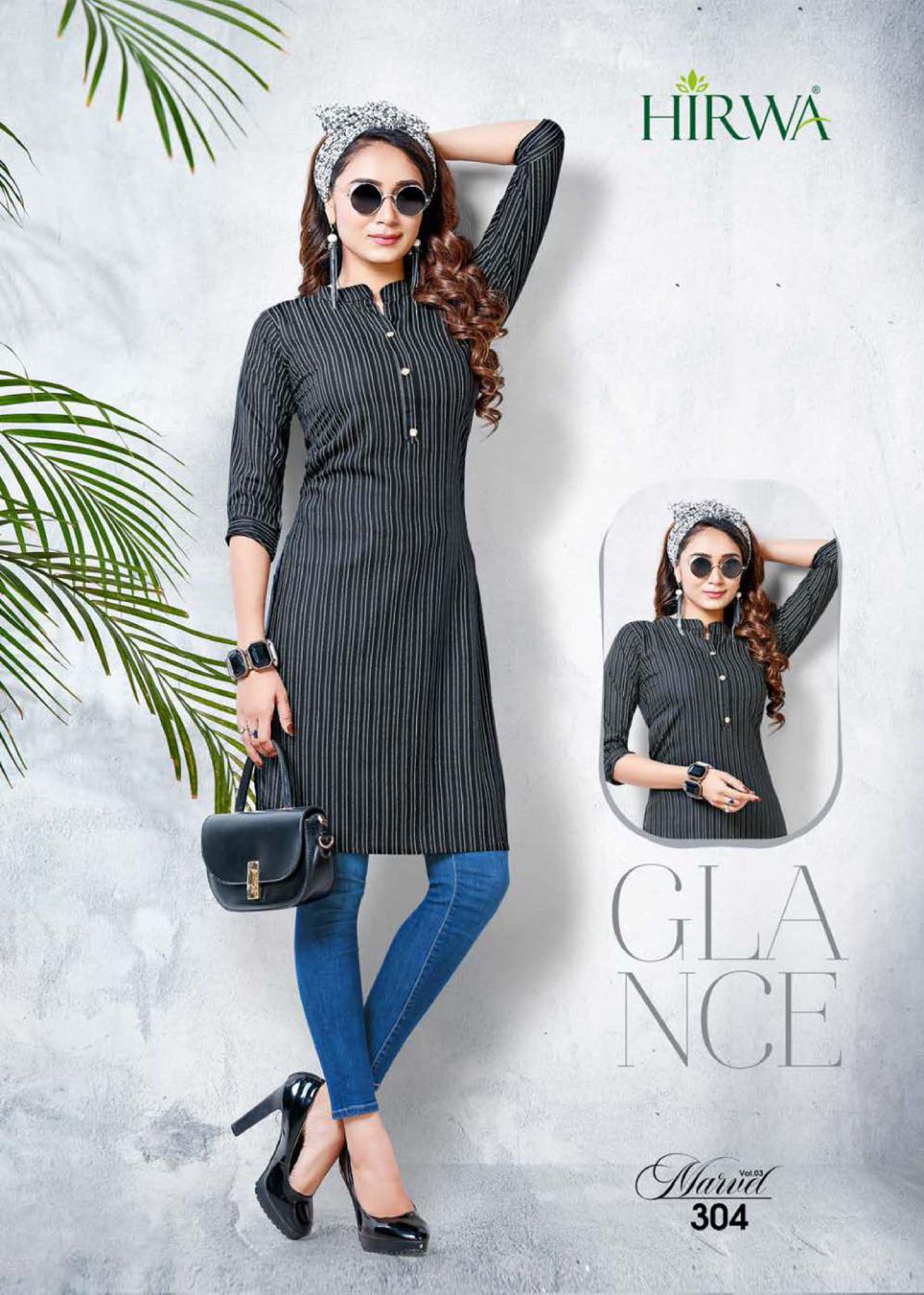 Hirwa Marvel 3 Ethnic Wear Rayon Printed Designer Kurti Collection
